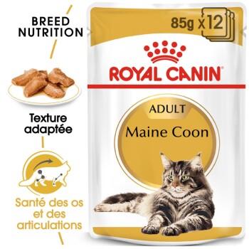 ROYAL CANIN Maine Coon Adult en sauce 12x85 g ROYAL CANIN Maine Coon Adult en sauce 12x85 g
