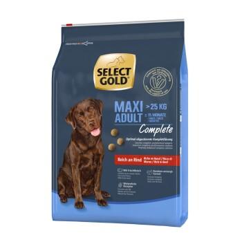 SELECT GOLD Complete Croquettes Chien Adulte Maxi Bœuf 4 kg SELECT GOLD Complete Croquettes Chien Adulte Maxi Bœuf 4 kg