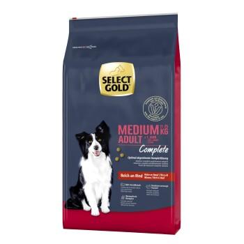 SELECT GOLD Complete Croquettes Chien Adulte Medium Bœuf 12 kg SELECT GOLD Complete Croquettes Chien Adulte Medium Bœuf 12 kg