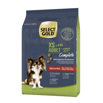 SELECT GOLD Complete Croquettes Chien Adulte XS Bœuf 1 kg SELECT GOLD Complete Croquettes Chien Adulte XS Bœuf 1 kg