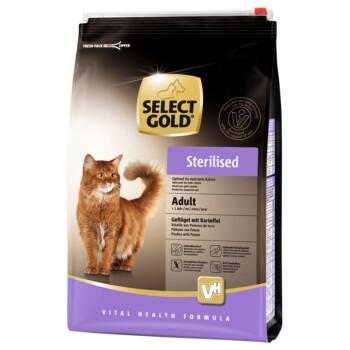SELECT GOLD Croquettes chat adulte stérilisé 3 kg SELECT GOLD Croquettes chat adulte stérilisé 3 kg