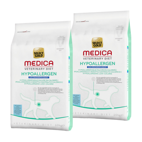 SELECT GOLD Medica Hypoallergénique basses calories 2x10 kg SELECT GOLD Medica Hypoallergénique basses calories 2x10 kg