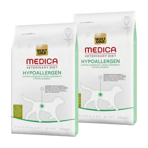 SELECT GOLD Medica Hypoallergénique Canard 2x10 kg SELECT GOLD Medica Hypoallergénique Canard 2x10 kg