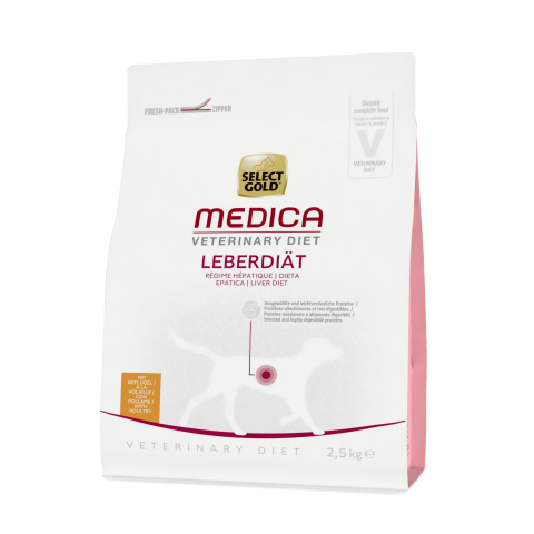 SELECT GOLD Medica Régime hépatique Volaille 2,5 kg