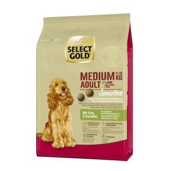 SELECT GOLD Sensitive Croquettes Chien Adulte Medium Canard aux pommes de terre 1 kg SELECT GOLD Sensitive Croquettes Chien Adulte Medium Canard aux pommes de terre 1 kg