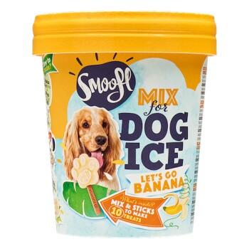 Smoofl Mélange pour glace pour chien Banane