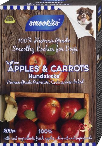SMOOKIES Smoothy Cookies Pommes et carotte 200 g
