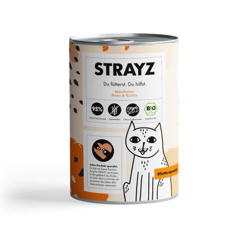 STRAYZ BIO 6x400 g Oie et courge