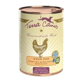 Terra Canis Viande PURE 6 x 400 g Pur poulet 6x400 g Terra Canis Viande PURE 6 x 400 g Pur poulet 6x400 g