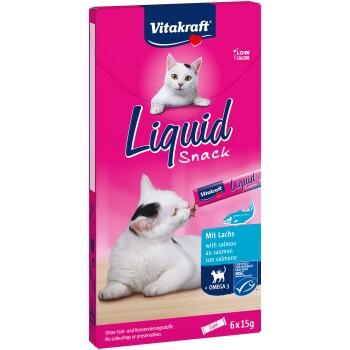 Vitakraft Friandise liquide Cat 11x6 pièces au saumon 11x15 g Vitakraft Friandise liquide Cat 11x6 pièces au saumon 11x15 g