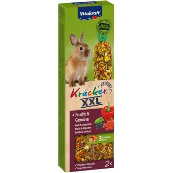 Vitakraft Kräcker XXL pour lapin nain Fruit & Légumes 2x4 pcs Vitakraft Kräcker XXL pour lapin nain Fruit & Légumes 2x4 pcs