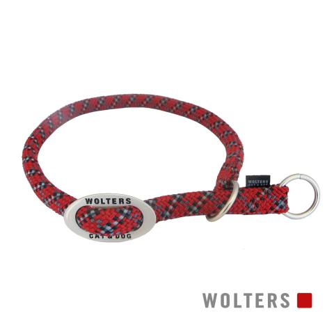 Wolters Collier Everest rouge/noir, 55 cm, 1.3 cm