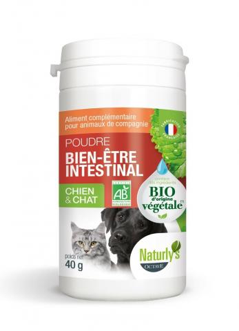 Naturly's Chien/Chat Poudre Bien-être Intestinal Bio