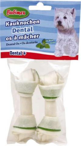 Os à mâcher noué Dental Menthe 11cm x 2 Os à mâcher noué Dental Menthe 11cm x 2