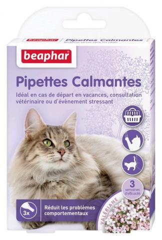 Pipettes pour chat anti-stress et calmantes