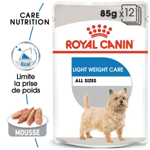 Royal Canin Light Weight Care mousse Chien – Sachets fraîcheur Royal Canin Light Weight Care mousse Chien – Sachets fraîcheur