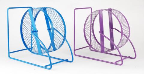 Roue en métal avec support